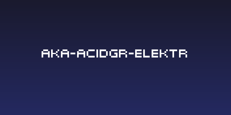 Aka-AcidGR-Elektr Social Header