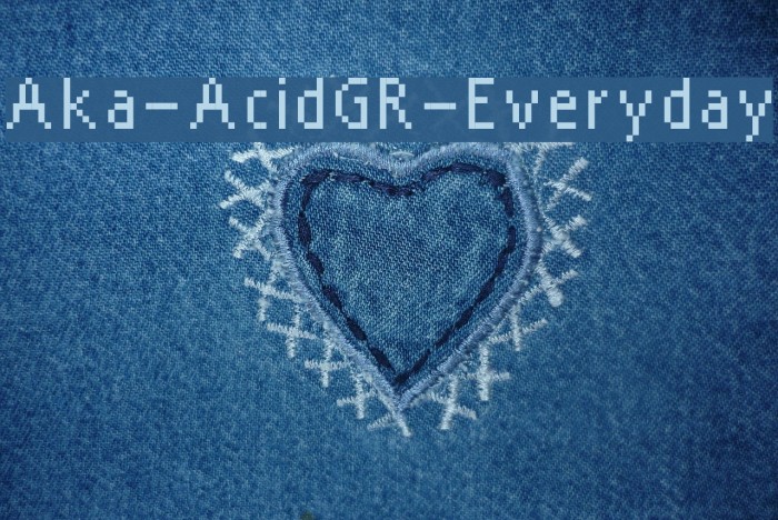 Aka-AcidGR-Everyday Font examples