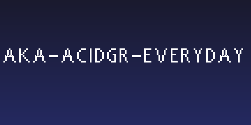 Aka-AcidGR-Everyday Social Header
