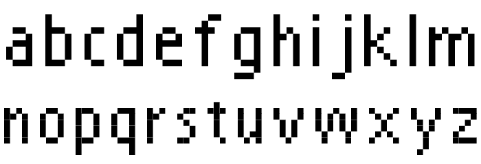 Aka-AcidGR-Everyday Font LOWERCASE