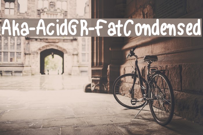 Aka-AcidGR-FatCondensed Example 2