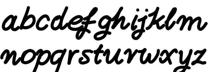Aka-AcidGR-FatItalic Font LOWERCASE