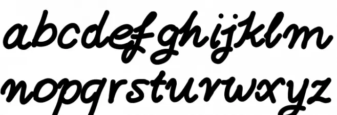 Aka-AcidGR-FatItalic फ़ॉन्ट लोअरकेस