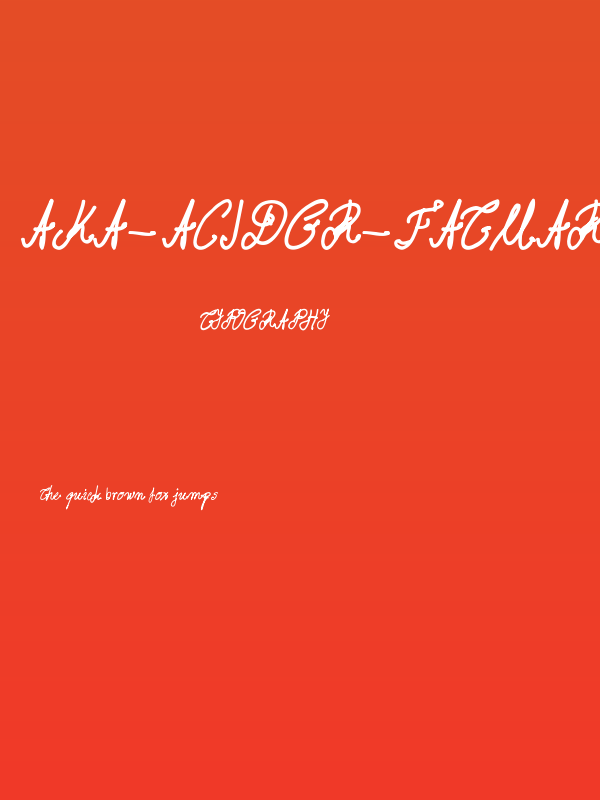 Aka-AcidGR-FatMarker Poster