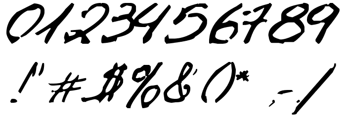 Aka-AcidGR-FifiTheCat Font OTHER CHARS