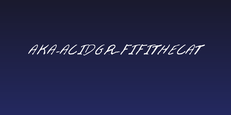 Aka-AcidGR-FifiTheCat Social Header