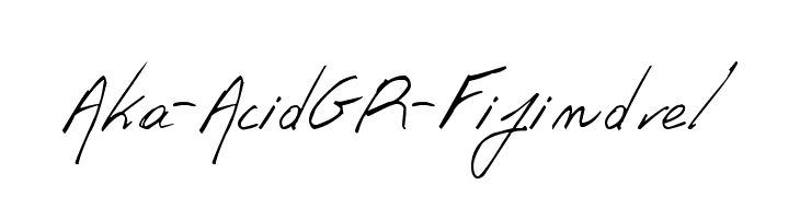 Aka-AcidGR-Fifindrel  Free Fonts Download