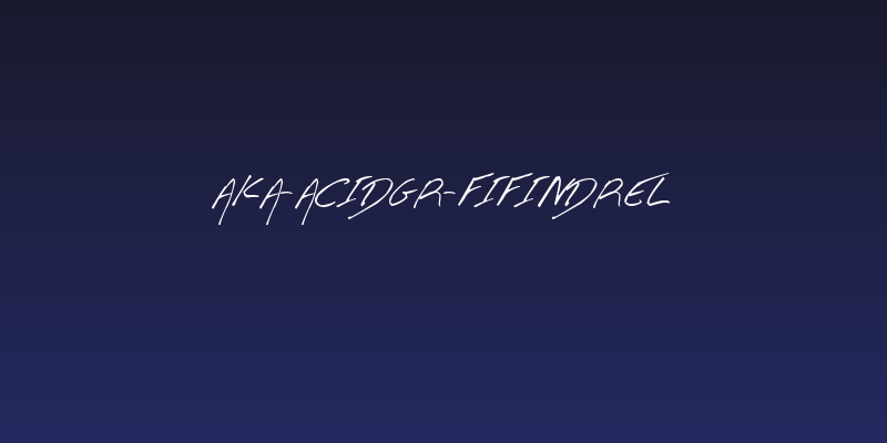 Aka-AcidGR-Fifindrel Social Header