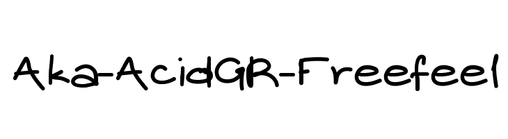 Aka-AcidGR-Freefeel  Скачать бесплатные шрифты