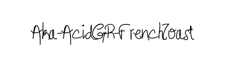 Aka-AcidGR-FrenchToast  नि: शुल्क फ़ॉन्ट्स डाउनलोड