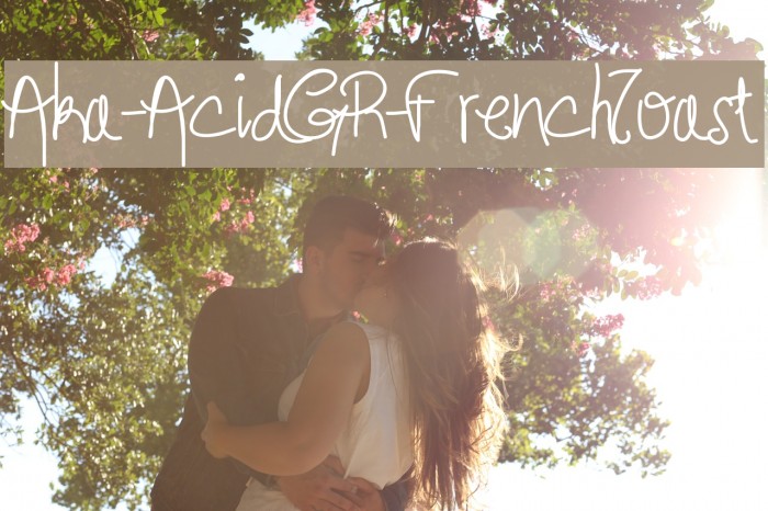 Aka-AcidGR-FrenchToast Font examples