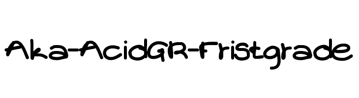 Aka-AcidGR-Fristgrade  नि: शुल्क फ़ॉन्ट्स डाउनलोड