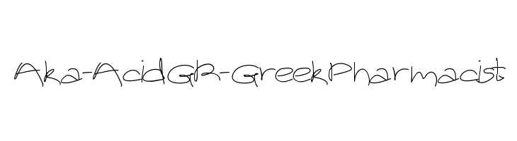 Aka-AcidGR-GreekPharmacist  baixar fontes gratis