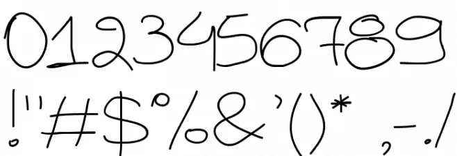 Aka-AcidGR-HiSchool Font OTHER CHARS