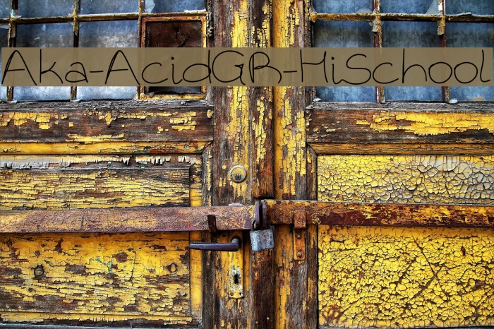 Aka-AcidGR-HiSchool Example 3