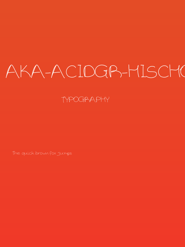 Aka-AcidGR-HiSchool Poster