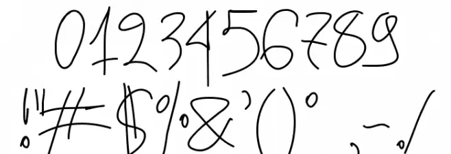 Aka-AcidGR-Hurry Font OTHER CHARS