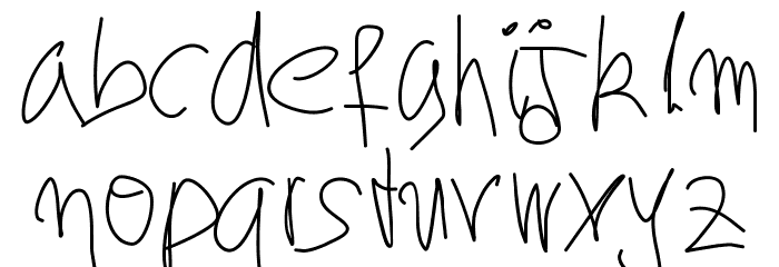 Aka-AcidGR-Hurry Font LOWERCASE
