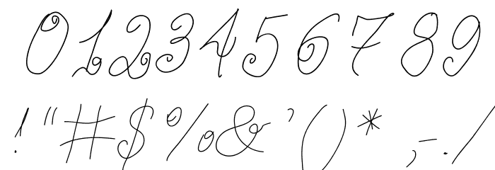 Aka-AcidGR-ImpressingTeacher Font OTHER CHARS