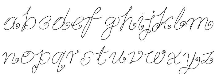 Aka-AcidGR-ImpressingTeacher Font LOWERCASE