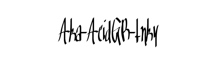Aka-AcidGR-Inky  Descarca Fonturi Gratis
