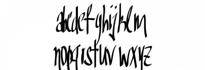 Aka-AcidGR-Inky 字体 小写