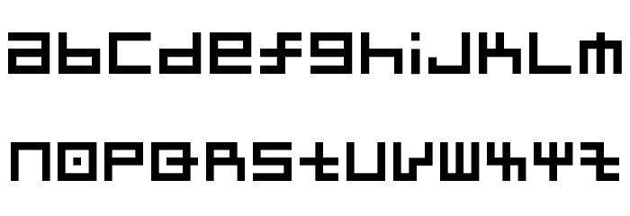 Aka-AcidGR-Kairee フォント 小文字