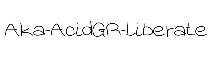 Aka-AcidGR-Liberate  baixar fontes gratis