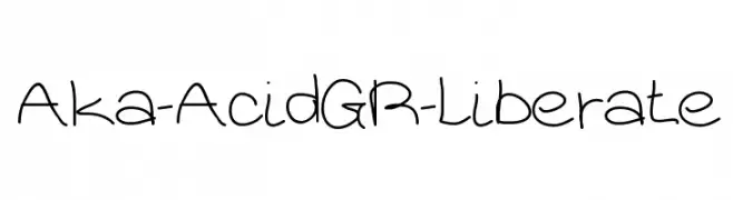 Aka-AcidGR-Liberate  Fuentes Gratis Descargar