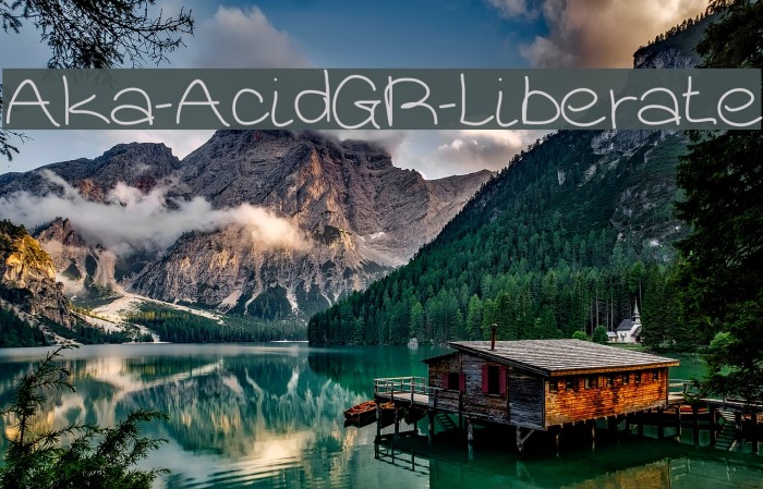 Aka-AcidGR-Liberate Font examples