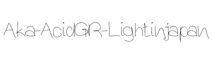Aka-AcidGR-Lightinjapan  Frei Schriftart Herunterladen