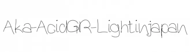 Aka-AcidGR-Lightinjapan  Fuentes Gratis Descargar