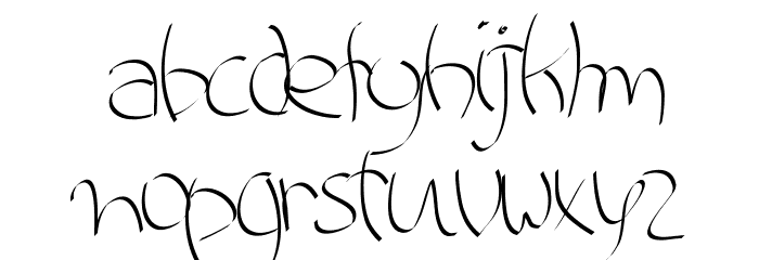 Aka-AcidGR-LivingSword Font LOWERCASE