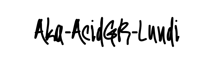 Aka-AcidGR-Lundi  font caratteri gratis
