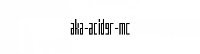 Aka-AcidGR-MC  Fuentes Gratis Descargar
