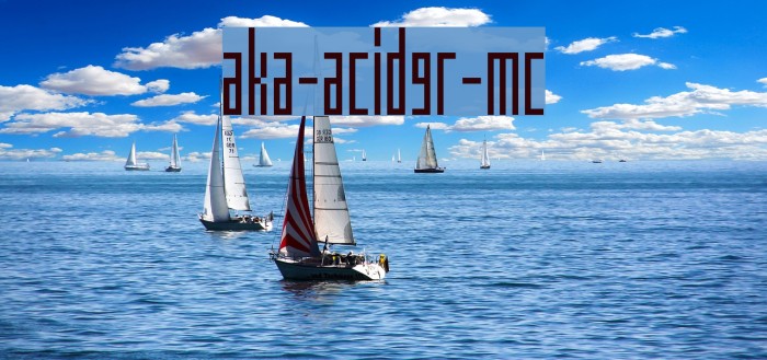 Aka-AcidGR-MC Font examples
