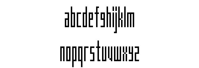 Aka-AcidGR-MC Font LOWERCASE