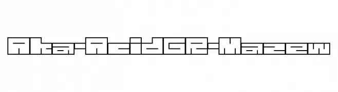 Aka-AcidGR-Mazew  Fuentes Gratis Descargar