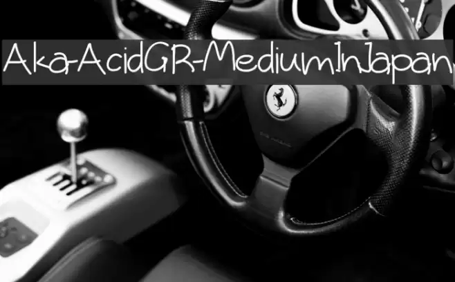Aka-AcidGR-MediumInJapan Font examples