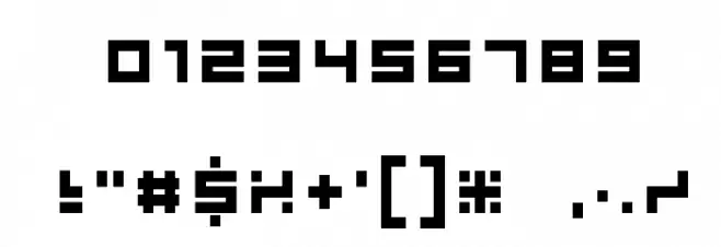 Aka-AcidGR-Micro Font OTHER CHARS