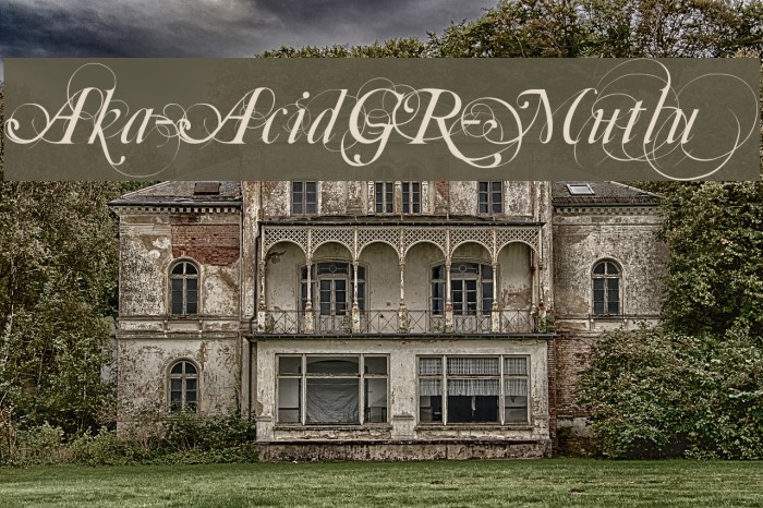 Aka-AcidGR-Mutlu Font examples