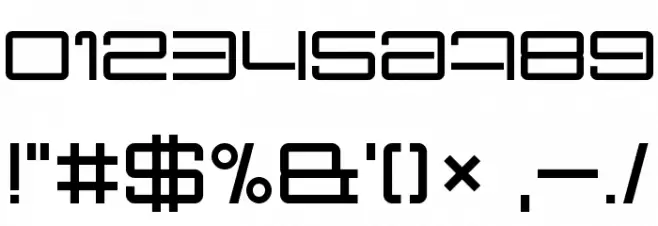 Aka-AcidGR-Necplus Font OTHER CHARS