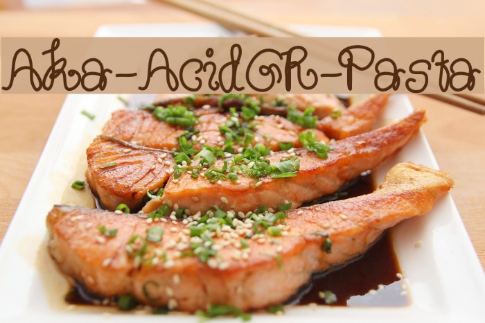 Aka-AcidGR-Pasta Font examples