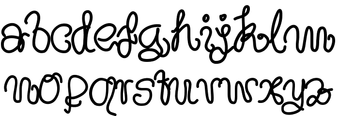 Aka-AcidGR-Pasta Font LOWERCASE