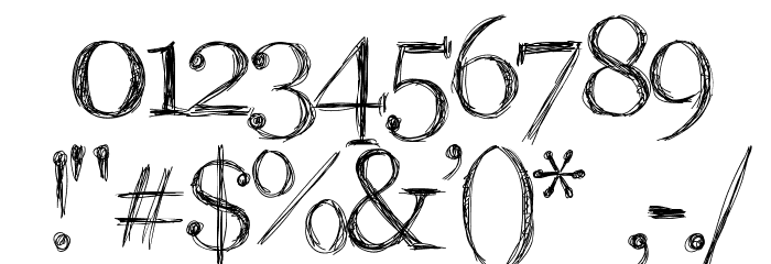 Aka-AcidGR-RomanScript Font OTHER CHARS
