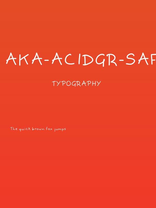 Aka-AcidGR-Safe Poster
