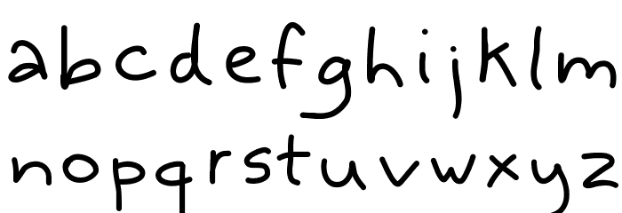 Aka-AcidGR-Safe Font LOWERCASE