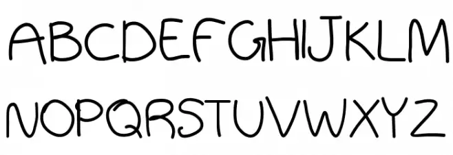 Aka-AcidGR-Schoolgirl Font UPPERCASE