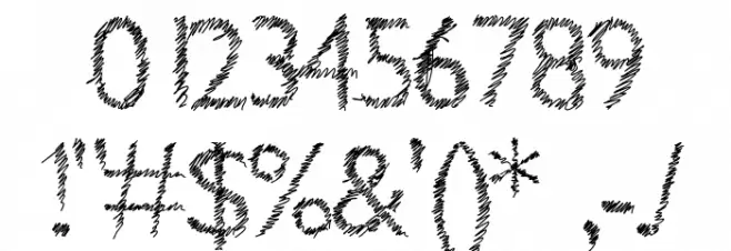 Aka-AcidGR-ScrachThis Font OTHER CHARS