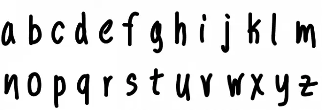 Aka-AcidGR-ScriptCondenced Font LOWERCASE